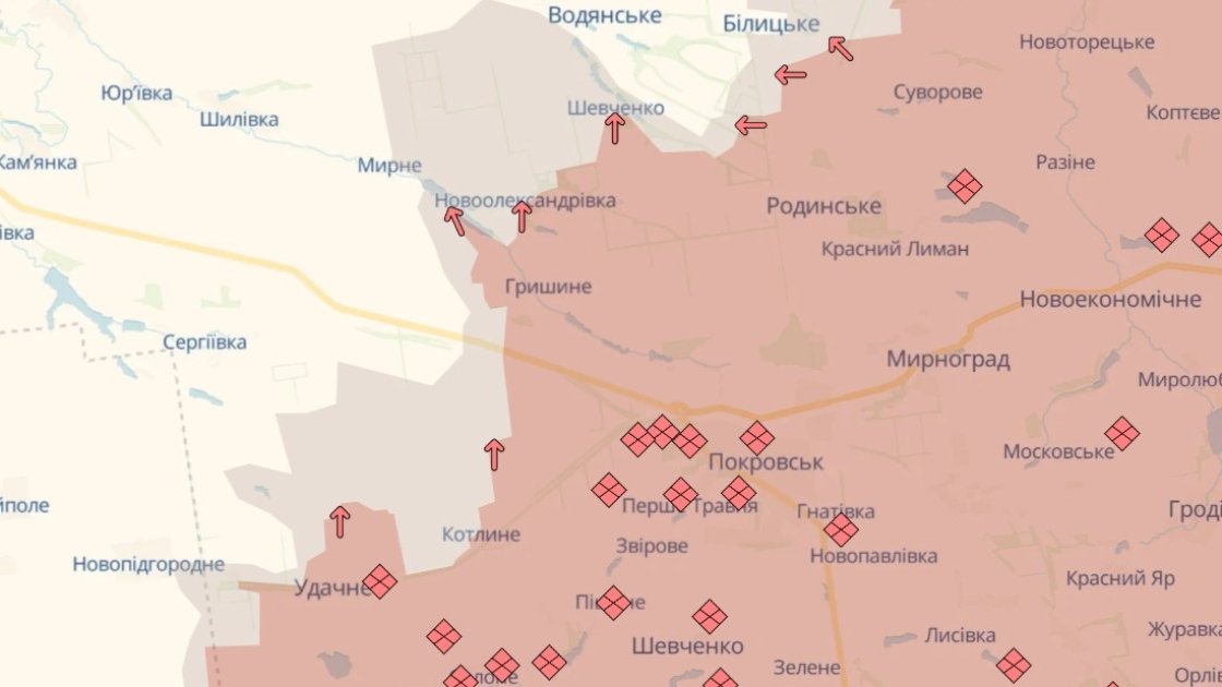 Карта: DeepState