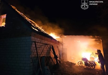 Російські дрони зруйнували будинок у Богодухові