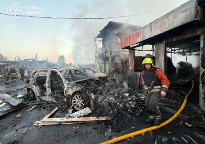 Последствия удара по Киеву