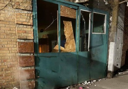 Разрушение в Запорожской области