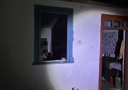 Пошкоджений будинок на Рівненщині