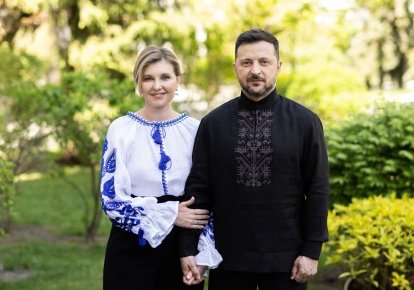Олена і Володимир Зеленські