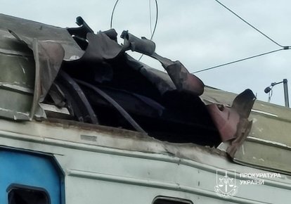 Удар по вагону на Харківщині