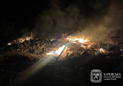 Село на Харьковщине атаковали 6 "шахедов"
