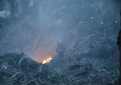 Вирва від російського обстрілу