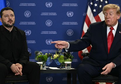 Володимир Зеленський і Дональд Трамп
