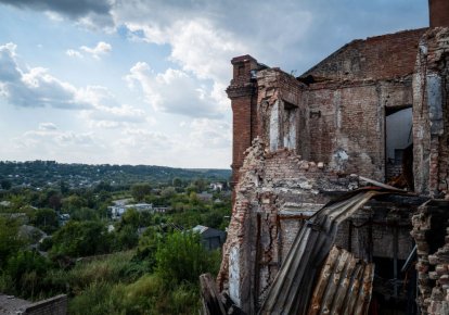 Последствия боев в Купянском районе Харьковской области