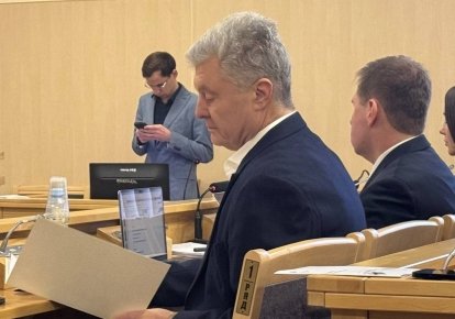 Петр Порошенко на заседании Кассационного суда