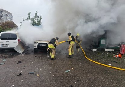Пожар на АЗС