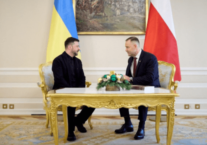 Владимир Зеленский и Кароль Навроцкий
