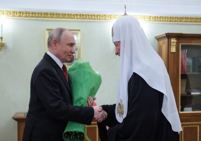Владимир Путин и патриарх Кирилл
