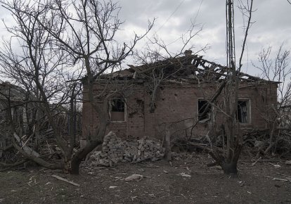 Наслідки обстрілу на Донеччині