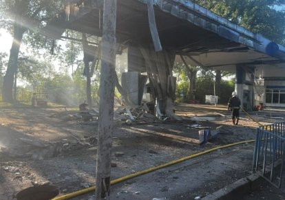 Окупанти вдарили по АЗС на Житомирщині