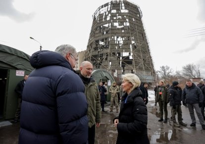 Разрушена ТЭЦ в Киеве