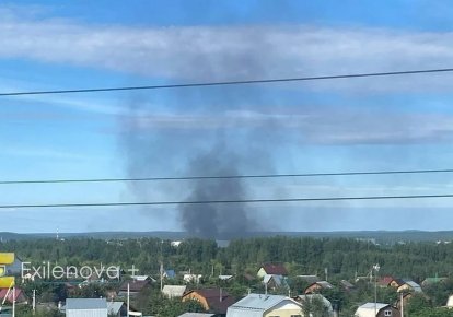 Пожежа у Свердловській області РФ