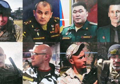 Фотоколаж із фотографій російських спортсменів, які воювали проти України та займаються паралімпійським спортом