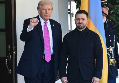 Дональд Трамп и Владимир Зеленский