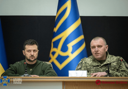 Президент Володимир Зеленський та голова СБУ Василь Малюк