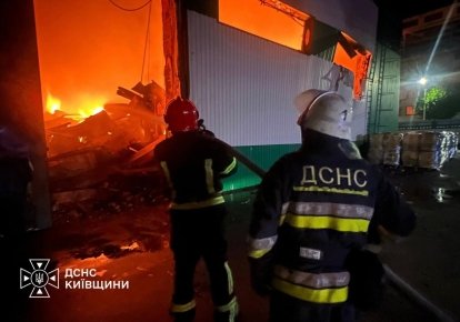 Пожар в Киевской области