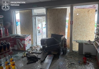 Последствия обстрела в Харьковской области