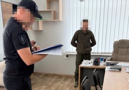 Обыск в ТЦК