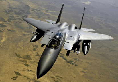 Американський винищувач F-15 (ілюстративне фото)