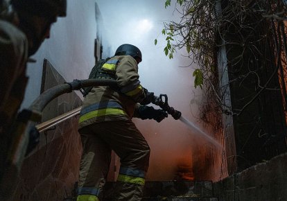 На Одещині від обстрілу загорівся енергетичний об'єкт