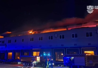 Від обстрілу на Одещині загорілися склади мережі супермаркетів