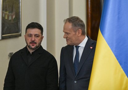 Володимир Зеленський з Дональдом Туском