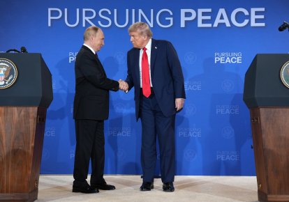 Владимир Путин и Дональд Трамп