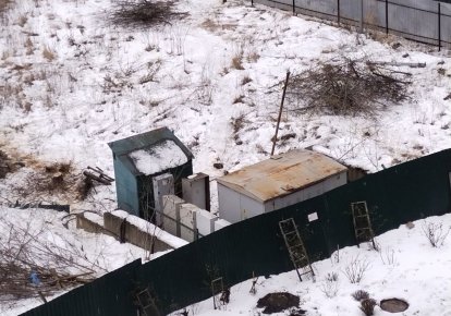 Трансформатор в ожидании ремонта (фото жителей)
