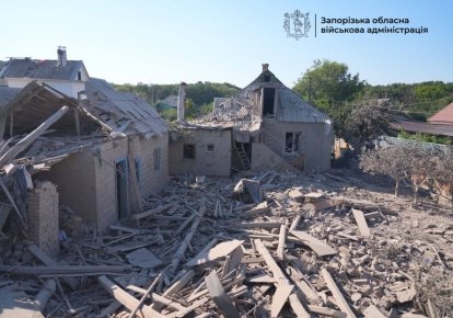Руйнування в Запоріжжі