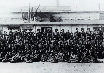 Учасники Другого Зимового походу перед початком рейду 1921-го/geroika.org.ua