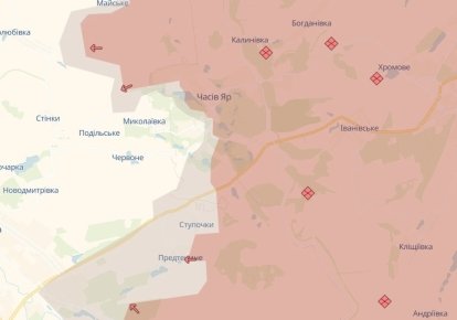 Армія РФ просунулася біля Часового Яру