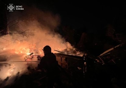 Пожар в Киеве