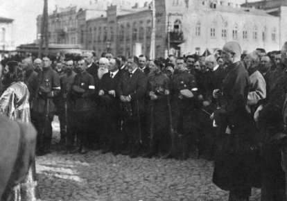 Молебен на Софійському майдані, 29 квітня 1918-го