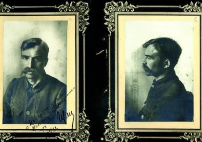Андрій Гулий-Гуленко через п'ять днів після арешту, 24 липня 1922 року. Фото з кримінальної справи