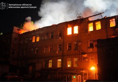 От удара по Запорожью погиб человек