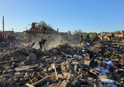 Зруйнований будинок на Дніпропетровщині