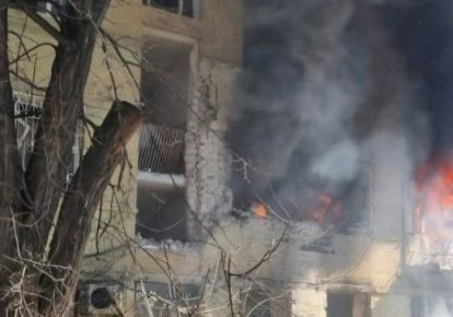 Удар по будинку в Дніпрі