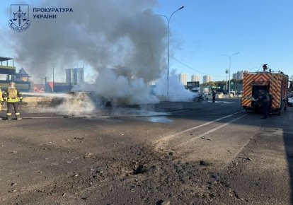 Пожежа на трасі