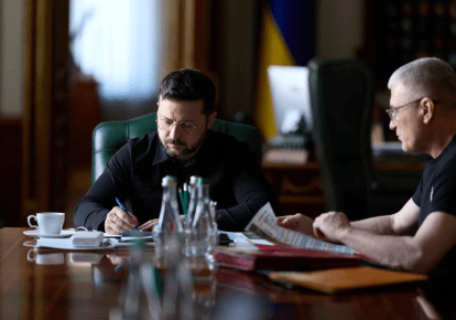 Президент України Володимир Зеленський з очільником ГУР Олегом Іващенком