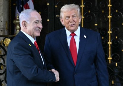 Беньямін Нетаньягу та Дональд Трамп