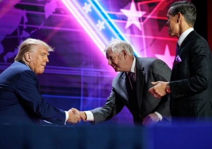Дональд Трамп та Ліндсі Грем