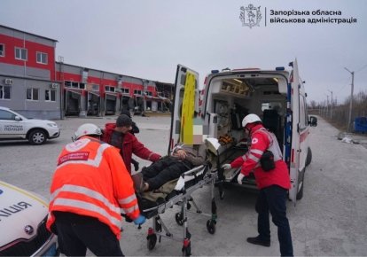 Росіяни зруйнувани логістичний термінал у Запоріжжі