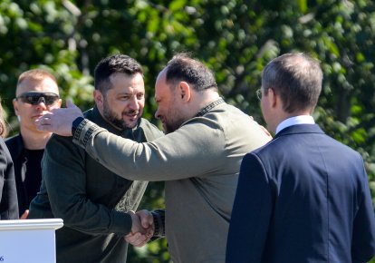Президент Владимир Зеленский и спикер парламента Руслан Стефанчук