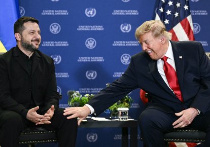 Володимир Зеленський і Дональд Трамп