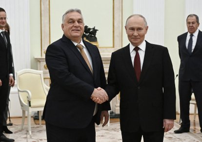 Виктор Орбан и Владимир Путин