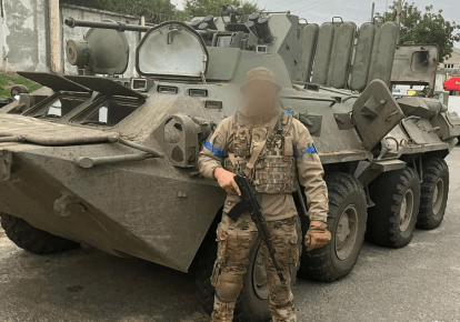 Андрій під час служби у ЗСУ/фото з особистого архіву ветерана