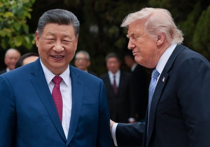 Си Цзиньпин и Дональд Трамп